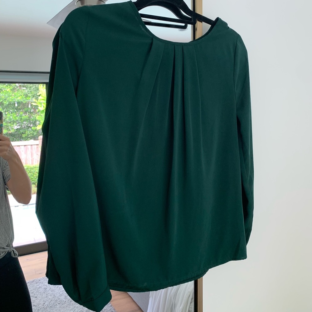 Forever 21 green blouse